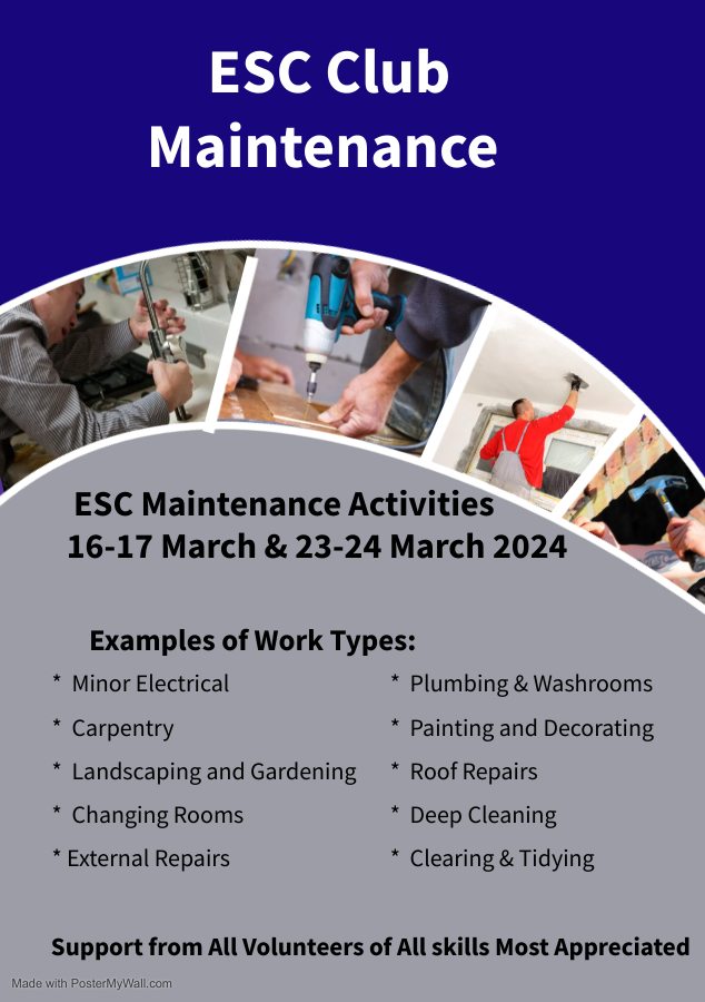 Read more about the article ESC Club Maintenance 2024